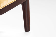 Load image into Gallery viewer, Set of Two (2) Saber-Leg Lounge Chairs in Walnut & Original Fabric Attributed to Harvey Probber, USA, c. 1960's-ABT Modern