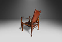 Load image into Gallery viewer, Set of Two (2) Safari Chairs by Wilhelm Kienzle for Wohnbedarf in Original Patinaed Leather, Switzerland, c. 1950's-ABT Modern