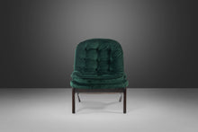 Load image into Gallery viewer, Set of Two (2) Scoop Lounge Chairs Attributed to Adrian Pearsall in Rich Tufted Green Velvet, c. 1960s-ABT Modern