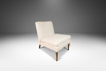 Load image into Gallery viewer, Set of Two (2) Slipper Chairs Attributed to T. H. Robsjohn-Gibbings Newly Upholstered in Knoll Fabrics White Boucle, USA, c. 1960's-ABT Modern