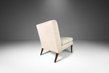 Load image into Gallery viewer, Set of Two (2) Slipper Chairs Attributed to T. H. Robsjohn-Gibbings Newly Upholstered in Knoll Fabrics White Boucle, USA, c. 1960's-ABT Modern
