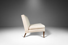 Load image into Gallery viewer, Set of Two (2) Slipper Chairs Attributed to T. H. Robsjohn-Gibbings Newly Upholstered in Knoll Fabrics White Boucle, USA, c. 1960's-ABT Modern
