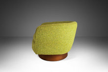 Load image into Gallery viewer, Set of Two ( 2 ) Swivel Barrel Chairs in Original Green Tweed Attributed to Milo Baughman, USA, c. 1970's-ABT Modern