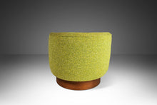 Load image into Gallery viewer, Set of Two ( 2 ) Swivel Barrel Chairs in Original Green Tweed Attributed to Milo Baughman, USA, c. 1970's-ABT Modern
