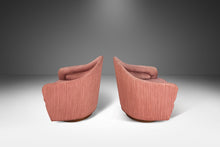 Load image into Gallery viewer, Set of Two ( 2 ) Swivel Tub Chairs by Adrian Pearsall for Craft Associates in Original Pink Upholstery, USA, c. 1960s-ABT Modern