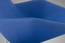 Load image into Gallery viewer, Set of Two (2) "Take a Line for a Walk" Lounge Chairs w/ Footrests in Blue Fabric by Alfredo Häberli for Moroso, Italy, c. 2000's-ABT Modern