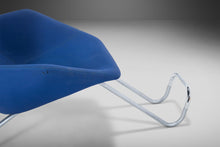 Load image into Gallery viewer, Set of Two (2) "Take a Line for a Walk" Lounge Chairs w/ Footrests in Blue Fabric by Alfredo Häberli for Moroso, Italy, c. 2000's-ABT Modern