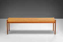 Load image into Gallery viewer, Set of Two (2) Teak Benches by Niels Moller for J.L. Mollers Mobelfabrik with Paper Cord Seats, c. 1960s-ABT Modern