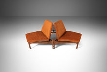 Load image into Gallery viewer, Set of Two ( 2 ) Triangular Low Profile Chairs in Walnut by John Keal for Brown Saltman, USA, c. 1950's-ABT Modern