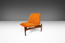 Load image into Gallery viewer, Set of Two ( 2 ) Triangular Low Profile Chairs in Walnut by John Keal for Brown Saltman, USA, c. 1950's-ABT Modern