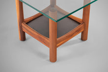 Load image into Gallery viewer, Set of Two (2) Tubular Glass-Top End Tables After Adrian Pearsall for Craft Associates, c. 1960s-ABT Modern