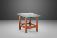Load image into Gallery viewer, Set of Two (2) Tubular Glass-Top End Tables After Adrian Pearsall for Craft Associates, c. 1960s-ABT Modern