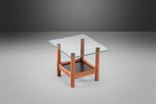 Load image into Gallery viewer, Set of Two (2) Tubular Glass-Top End Tables After Adrian Pearsall for Craft Associates, c. 1960s-ABT Modern