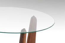 Load image into Gallery viewer, Set of Two (2) Walnut End Tables Attributed to Adrian Pearsall w/ Glass Tops, USA, c. 1960's-ABT Modern
