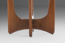Load image into Gallery viewer, Set of Two (2) Walnut End Tables Attributed to Adrian Pearsall w/ Glass Tops, USA, c. 1960's-ABT Modern