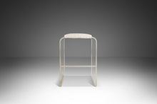 Load image into Gallery viewer, Set of Two ( 2) Waterfall Shaped Lucite Bar Height Barstools in Bouclé After Charles Hollis Jones, USA, c. 1980s-ABT Modern