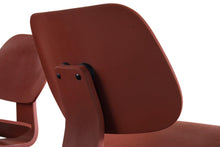 Load image into Gallery viewer, Set of Two Custom Charles and Ray Eames for Herman Miller LCW Lounge Chairs Powder Coated in Rust Red-ABT Modern