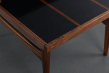 Load image into Gallery viewer, Set of Two Founders End tables / Night stands in Walnut and cane-ABT Modern