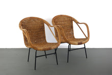Load image into Gallery viewer, Set of Two Mid Century Modern (2) Calif-Asia Indoor / Outdoor Lounge Chairs-ABT Modern
