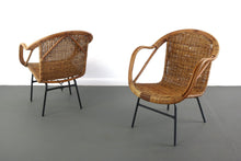 Load image into Gallery viewer, Set of Two Mid Century Modern (2) Calif-Asia Indoor / Outdoor Lounge Chairs-ABT Modern