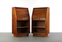 Load image into Gallery viewer, Set of Two Night Stands by Declaration for Drexel in Rich Walnut-ABT Modern
