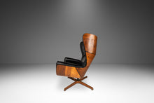 Load image into Gallery viewer, Set of Two Rare George Mulhauser for Plycraft Mr. Chair Wingback Lounge Chairs with Matching Ottomans, USA, c. 1960s-ABT Modern