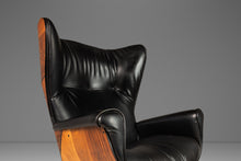 Load image into Gallery viewer, Set of Two Rare George Mulhauser for Plycraft Mr. Chair Wingback Lounge Chairs with Matching Ottomans, USA, c. 1960s-ABT Modern