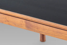 Load image into Gallery viewer, Set of Two (w) Kipp Stewart & Stewart MacDougall for Drexel Declaration Walnut Side Tables w/ Black Laminate Tops, 1950s-ABT Modern