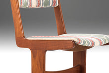 Load image into Gallery viewer, Single Danish Modern Accent / Side Chair in Teak in Vintage Southwestern Print by Gangso Mobler, Denmark, c. 1970's-ABT Modern