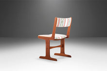 Load image into Gallery viewer, Single Danish Modern Accent / Side Chair in Teak in Vintage Southwestern Print by Gangso Mobler, Denmark, c. 1970's-ABT Modern