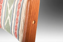 Load image into Gallery viewer, Single Danish Modern Accent / Side Chair in Teak in Vintage Southwestern Print by Gangso Mobler, Denmark, c. 1970's-ABT Modern