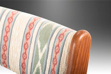 Load image into Gallery viewer, Single Danish Modern Accent / Side Chair in Teak in Vintage Southwestern Print by Gangso Mobler, Denmark, c. 1970's-ABT Modern