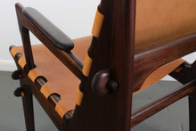 Load image into Gallery viewer, Single Lounge Chair by Angel Pazmino, 1960s Mid-Century Modern Rosewood and Leather-ABT Modern