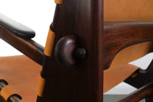 Load image into Gallery viewer, Single Lounge Chair by Angel Pazmino, 1960s Mid-Century Modern Rosewood and Leather-ABT Modern