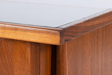 Load image into Gallery viewer, Square End Table / Coffee Table in Cane and Walnut by Jack Cartwright for Founders, USA, c. 1960's-ABT Modern