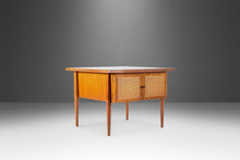 Load image into Gallery viewer, Square End Table / Coffee Table in Cane and Walnut by Jack Cartwright for Founders, USA, c. 1960's-ABT Modern
