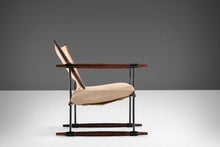 Load image into Gallery viewer, Stokke Lounge Chair by Jens H. Quistgaard for Nissen Langaa Restored in Suede Leather on a Rosewood Frame, Denmark-ABT Modern
