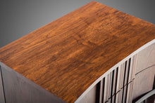 Load image into Gallery viewer, Strata Two-Drawer Walnut End Table by Unagusta After Edmond Spence, USA, c. 1960's-ABT Modern