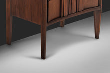 Load image into Gallery viewer, Strata Two-Drawer Walnut End Table by Unagusta After Edmond Spence, USA, c. 1960's-ABT Modern