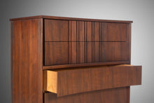 Load image into Gallery viewer, Strata Unagusta Contoured Tall Boy Five Drawer Dresser, c. 1960s-ABT Modern