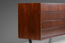 Load image into Gallery viewer, Substantial Mid Century Modern Credenza / Sideboard / Long Dresser on an Angular Steel Base, c. 1970s-ABT Modern