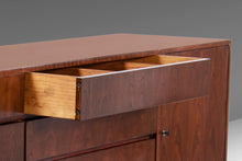 Load image into Gallery viewer, Substantial Mid Century Modern Credenza / Sideboard / Long Dresser on an Angular Steel Base, c. 1970s-ABT Modern