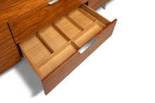 Load image into Gallery viewer, Substantial Mid Century Modern Credenza Sideboard in Walnut in the Manner of George Nelson Herman Miller, USA, c. 1980's-ABT Modern