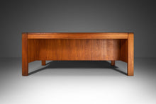 Load image into Gallery viewer, Substantial Mid Century Modern Executive Desk by D-Scan in Teak, c. 1970's-ABT Modern