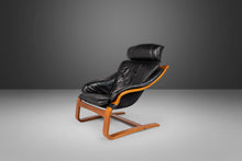 Load image into Gallery viewer, Swedish Modern Bentwood Lounge Chair Attributed to Ake Fribytter for Nelo Mobel, 1970s-ABT Modern