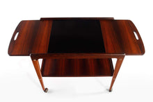 Load image into Gallery viewer, Swedish Modern Yngve Ekstrom for Kellemo Tea Trolley / Bar Cart in Rosewood-ABT Modern