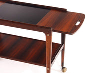 Load image into Gallery viewer, Swedish Modern Yngve Ekstrom for Kellemo Tea Trolley / Bar Cart in Rosewood-ABT Modern