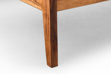 Load image into Gallery viewer, The 'Bel Riposo' Mid Century Style Three (3) Seat Bench / Sofa in Solid Walnut Styled After Jens Risom for Risoms Designs Inc., USA-ABT Modern