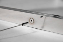 Load image into Gallery viewer, Three (3) Seat Bench / Sofa in Navy Blue Velvet Set on a Chrome Base Attributed to Milo Baughman, c. 1970s-ABT Modern