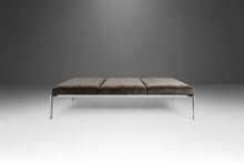 Load image into Gallery viewer, Three Seat Contemporary Bench on Chrome Frame Ilmari Tapiovaara for Stendig, USA, c. 1970's-ABT Modern